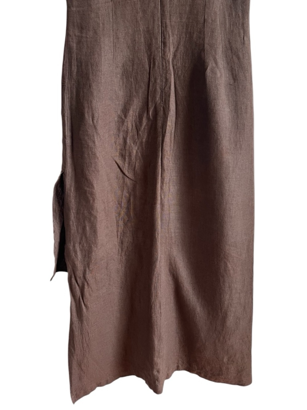 La Et Dieu Crea Femme vintage linen sleeveless midi dress excellent condition - Picture 10 of 13